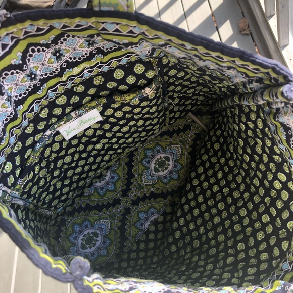 Vera Bradley Tote/Shoulder Bag - Cambridge Pattern - Picture 6 of 8